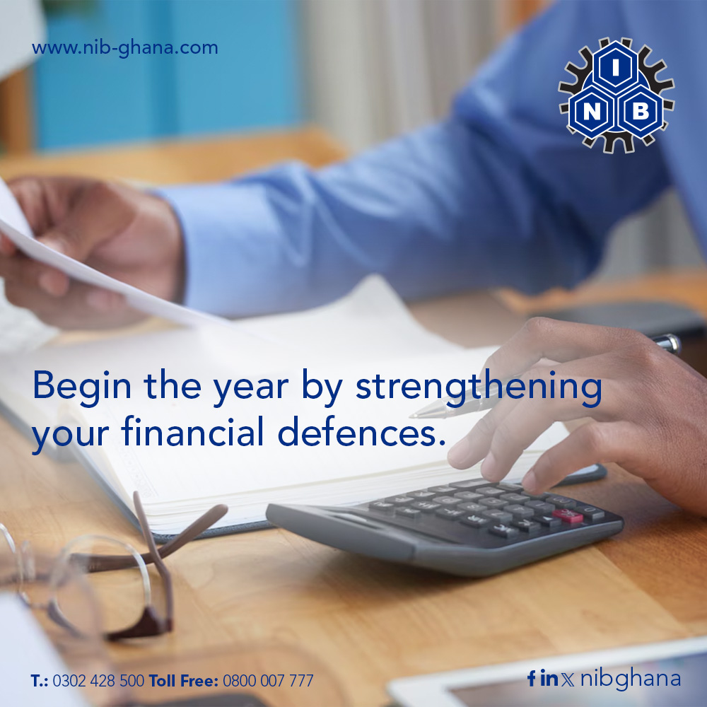 NIBGHANA's tweet image. Reflect on last year's financial challenges and set new goals aligned with your values.
#NIB #Financialdefence #Reflectonchallenges #Setnewgoals #NIBYourbusinessisourbusiness