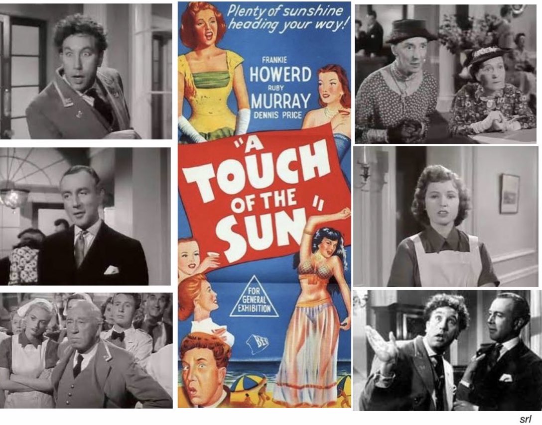 SaveRedlandLibr's tweet photo. 9:25am TODAY on @TalkingPicsTV 

The 1956 #Comedy film🎥 “A Touch of the Sun” directed by #GordonParry &amp; written by #AlfredShaughnessy

🌟#FrankieHowerd #RubyMurray #DennisPrice #DorothyBromiley #GordonHarker #RichardWattis #AlfieBass #MiriamKarlin https://t.co/Vj6HiU7GTy