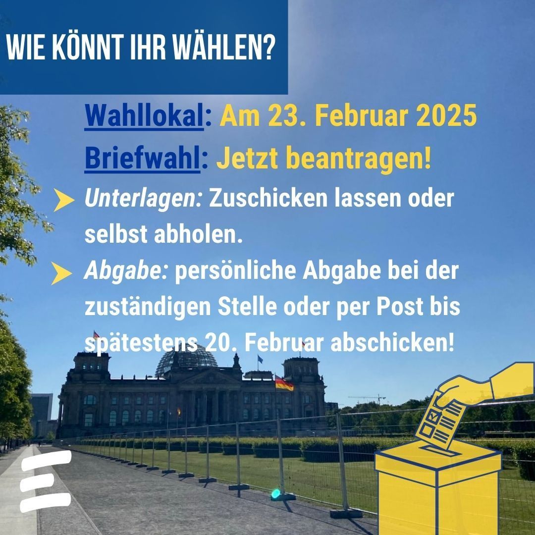 🇩🇪 Neuwahlen in Deutschland: Am 23. Februar 2025 wird gewählt! 
Alles, was ihr wissen müsst! 🗳️
