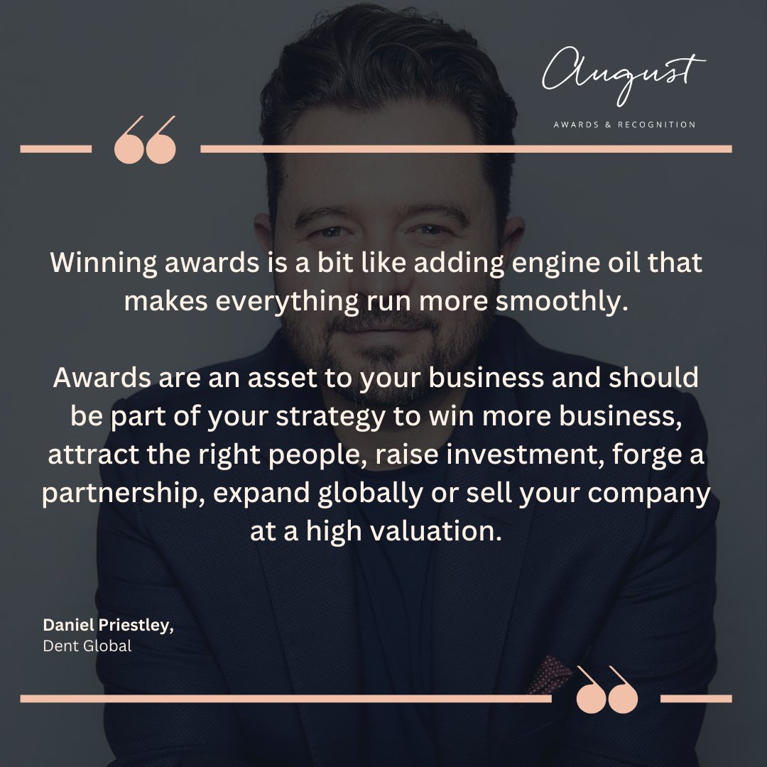 august_awards's tweet photo. 🏆 Winning awards is like adding engine oil to your business—it makes everything run more smoothly. 🛠️ @DanielPriestley
Get ready to be award-winning in 2025 and join my next workshop: https://t.co/wrhKI11A9C
#AwardWinningStrategy
#BusinessRecognition
#AwardStrategy https://t.co/lg5b4LIV01