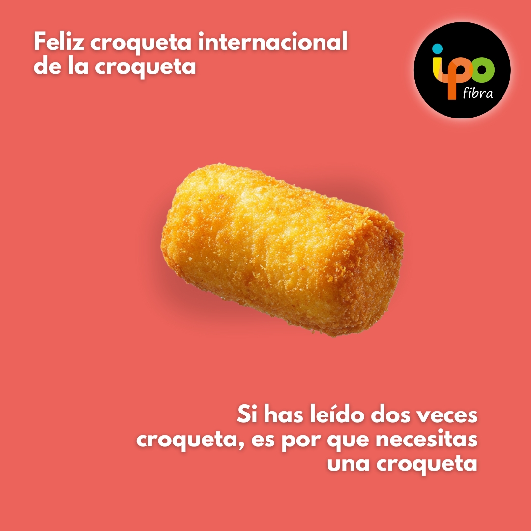 🌍✨ ¡Feliz Día de la Croqueta! ✨🌍

Hoy celebramos este bocado delicioso que siempre alegra el día. Jamón, pollo o vegana, ¡todas son únicas!

¿Te antojas? ¡Comparte tu favorita en los comentarios y celebremos!

#DíaDeLaCroqueta #CroquetaLove #Delicias