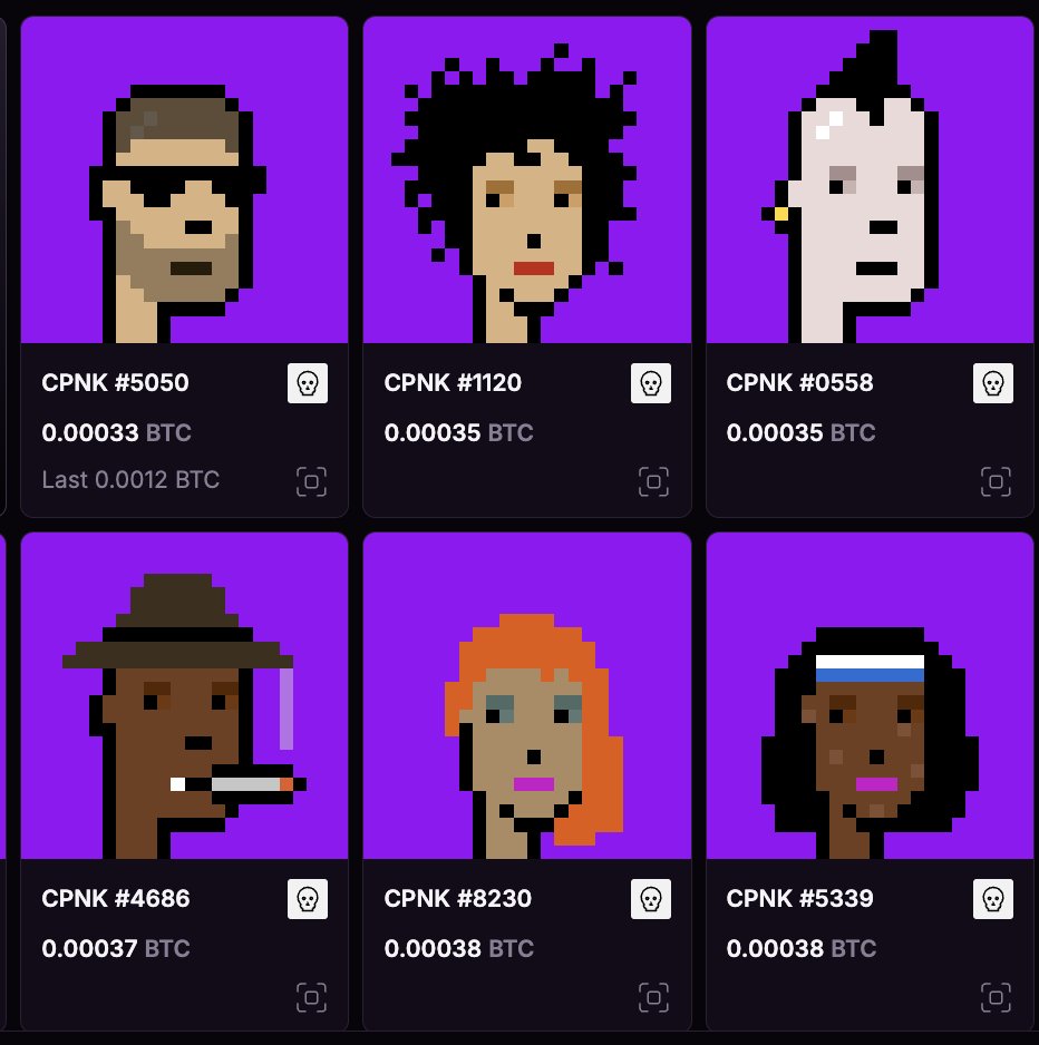 We love the new cursed badge on MagicEden.

Also here you can read more about cursed inscriptions:
help.magiceden.io/en/articles/80…

Everyone is still sleepin on this narrative, good time to secure some cursed punks.