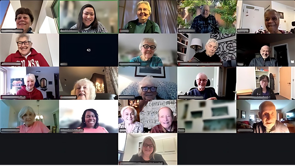 Yesterday morning SuperAgers from all five our sites met for a virtual coffee hour! We are feeling so grateful to be a part of such a wonderful and vibrant community of seniors. <a href="/WisconsinADRC/">Wisconsin ADRC</a> <a href="/GoizuetaADRC/">Goizueta ADRC at Emory University</a> <a href="/SchulichMedDent/">Schulich WesternU</a> <a href="/umichmedicine/">Michigan Medicine</a>