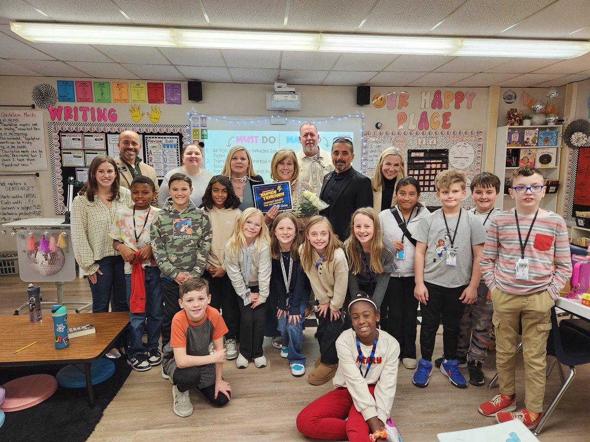 Congratulations Courtney Wright from Spring Creek Elementary! Courtney was named a <a href="/RichardsonISD/">Richardson ISD</a> Super Teacher. #RISDBeTheOne