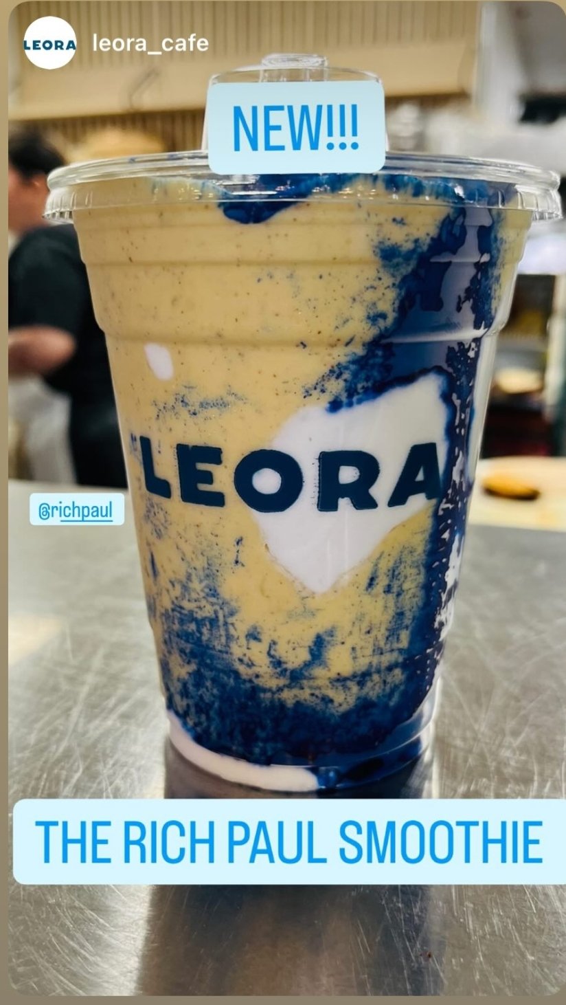 Adelettes on X: Okay 👏🏽 Rich Paul has his own smoothie at Leora Cafe in  Beverly Hills 🧉 t.co6YUH9yARzZ  X