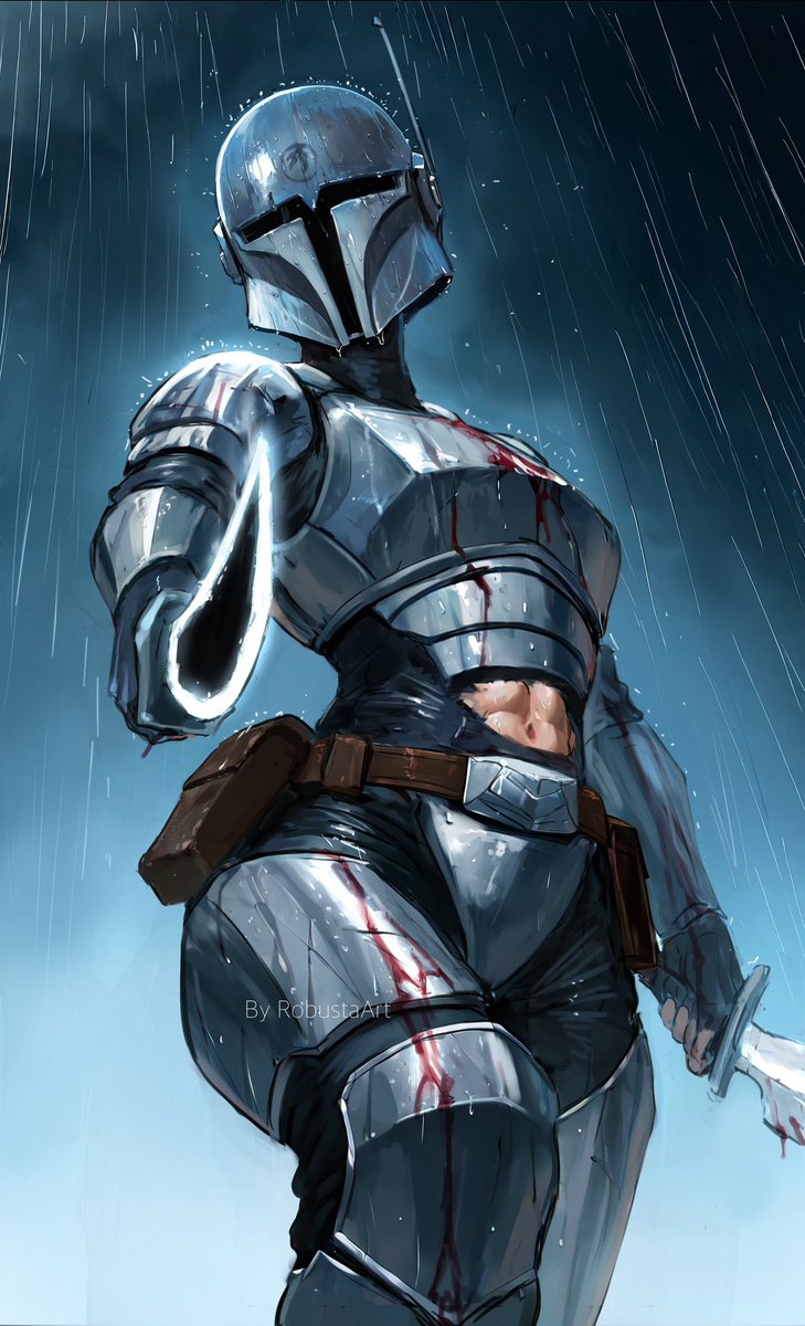 _Beskar's tweet image. &quot;That was a neat trick, but you couldn&apos;t have really expected to beat me, now could you? Submit, and i might let you keep your head.&quot; 

Astouding piece by @RobustaArt of Satcha! Thank you for your work!