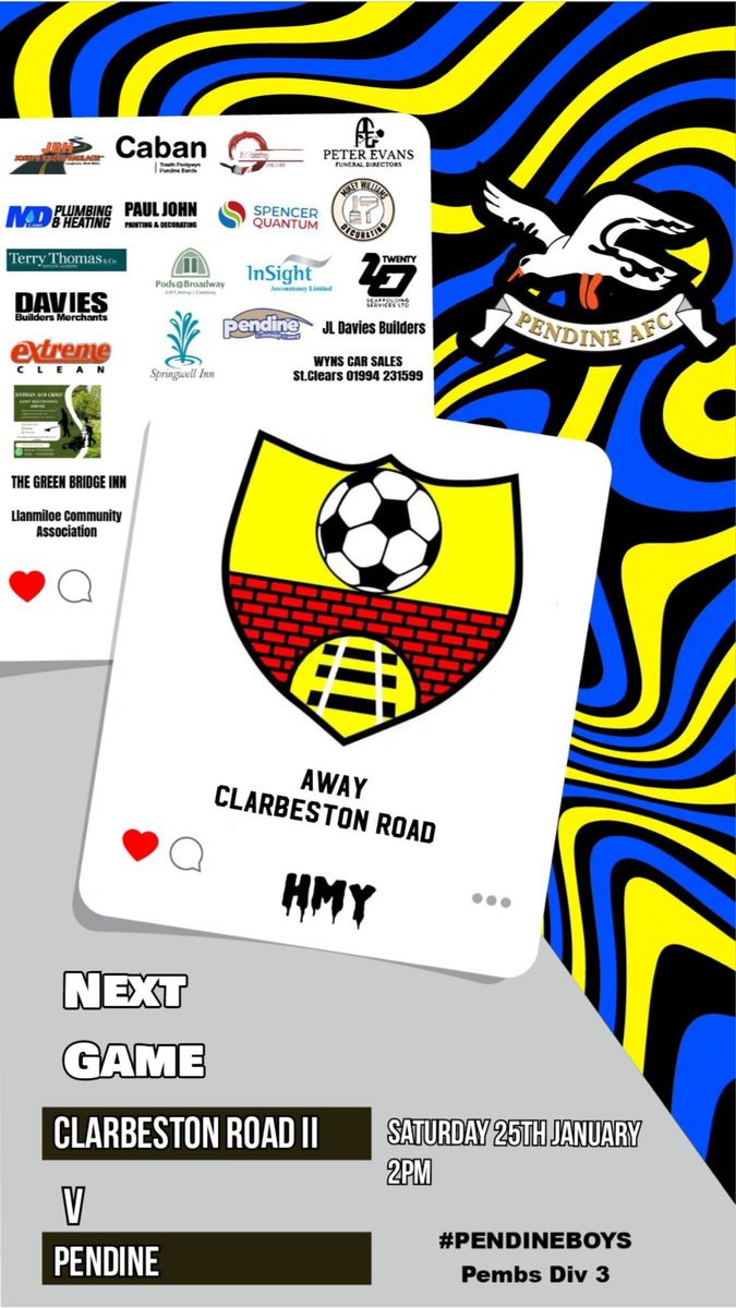 Saturday's fixture....⚽️