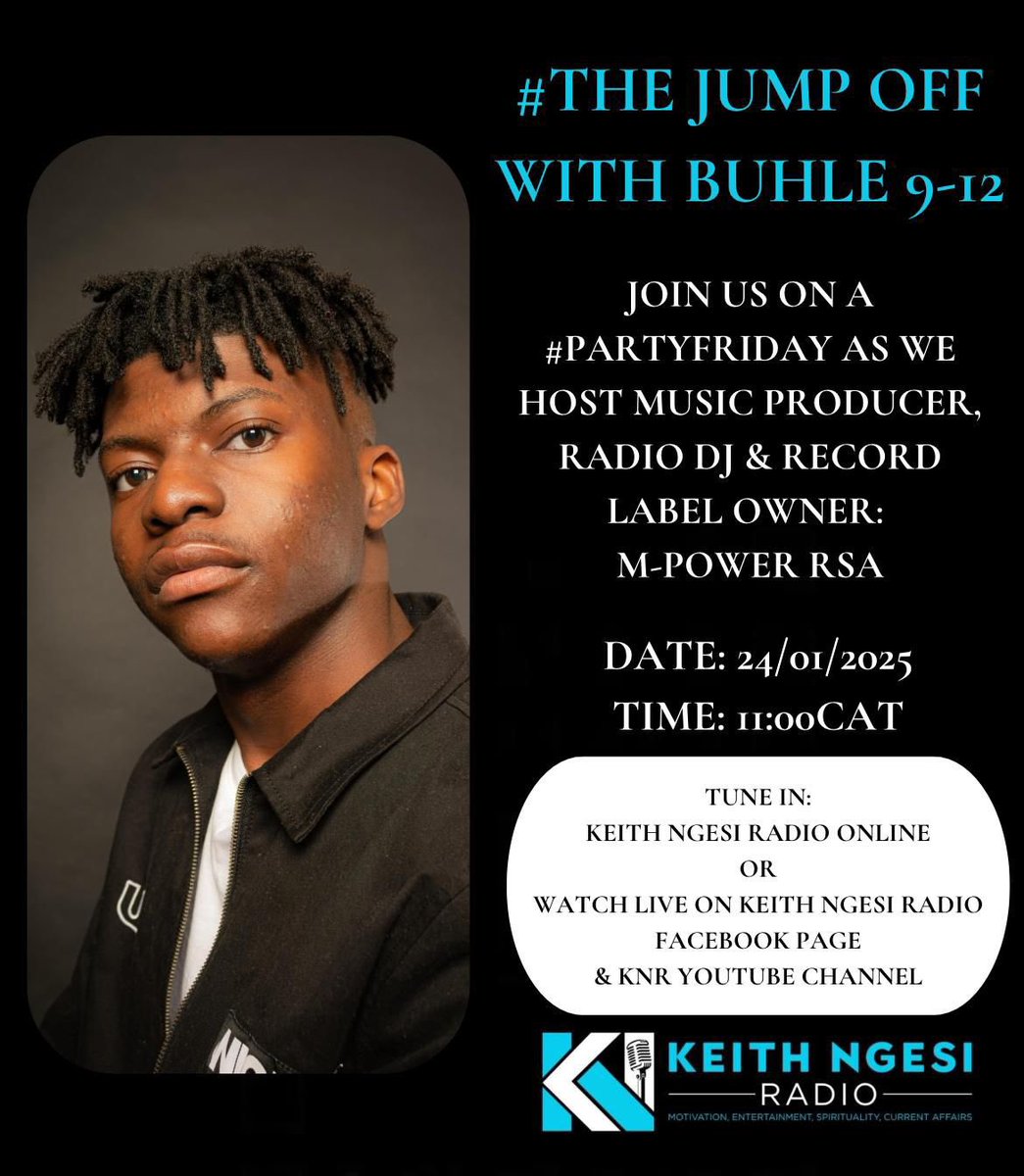 MaxNote_'s tweet image. The story of MaxNote Media is told tomorrow on Keith Ngesi Radio.

Catch @MPowerRSA’s interview on Keith Ngesi Radio at 11am. He talk about MaxNote’s background and all the plans we have for 2025

Listen live: maxnote.co.za/keith-ngesi-ra…

#MaxNote #MPowerRSA