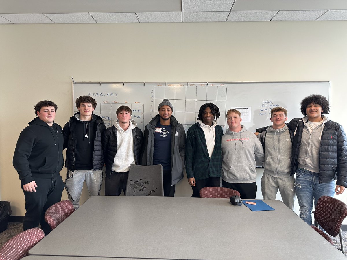 Coach Bain (@coach_bain) on Twitter photo Big thank you to <a href="/BRRHSprincipal/">Angela Watson</a> , @BRGuidance , and <a href="/BR_Athletics_MA/">BR Athletics</a> for making the many recruiting visits for our student athletes at BR this winter possible.
Thank you to <a href="/CoachJette/">COACH JETTE</a> of <a href="/UNHFootball1/">UNH Football</a> for stopping into <a href="/BRRSD_/">Bridgewater-Raynham Regional School District</a> today! Go Wildcats!
RTB
#WeAreBR Big thank you to <a href="/BRRHSprincipal/">Angela Watson</a> , @BRGuidance , and <a href="/BR_Athletics_MA/">BR Athletics</a> for making the many recruiting visits for our student athletes at BR this winter possible.
Thank you to <a href="/CoachJette/">COACH JETTE</a> of <a href="/UNHFootball1/">UNH Football</a> for stopping into <a href="/BRRSD_/">Bridgewater-Raynham Regional School District</a> today! Go Wildcats!
RTB
#WeAreBR