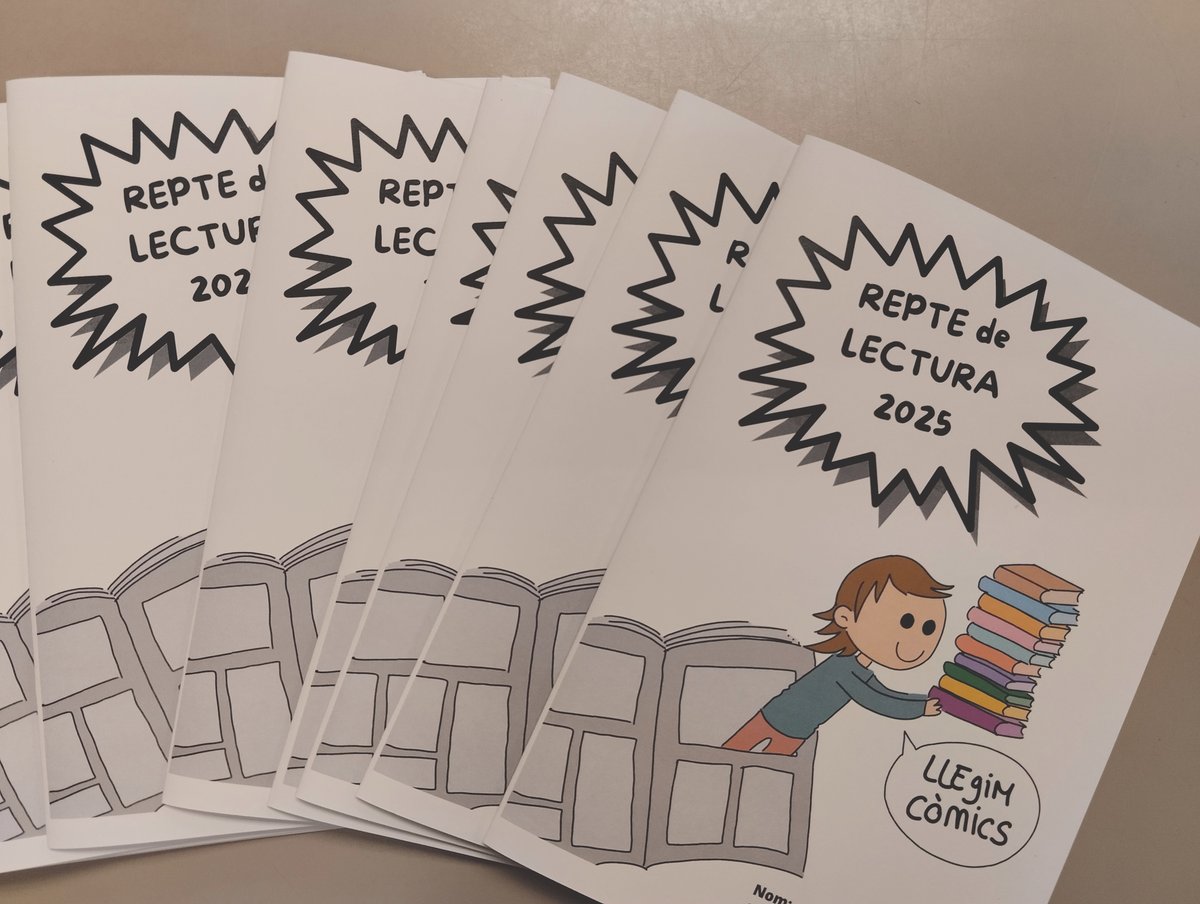 Ja esteu al cas que a diverses biblioteques de L'Hospitalet estem fent un repte de lectura de còmics? Algunes usuàries ja s'han posat les piles i l'han enllestit! 
Enhorabona, M.! #BibLaBòbila