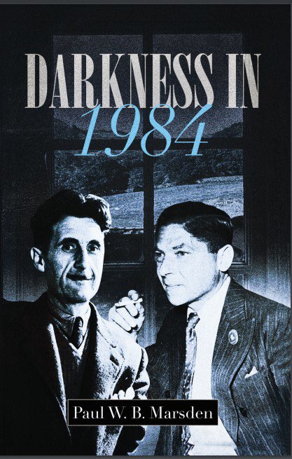 marsden1968's tweet photo. Christmas 1945 and George Orwell arrives at a remote cottage in Wales as guests of Arthur Koestler. They talk about totalitarianism, prompting Orwell to write 1984. Based on true events-read my new book ‘Darkness in 1984’. #Orwell #1984 #Koestler https://t.co/88AC54VlIE https://t.co/hOgwX62TrM