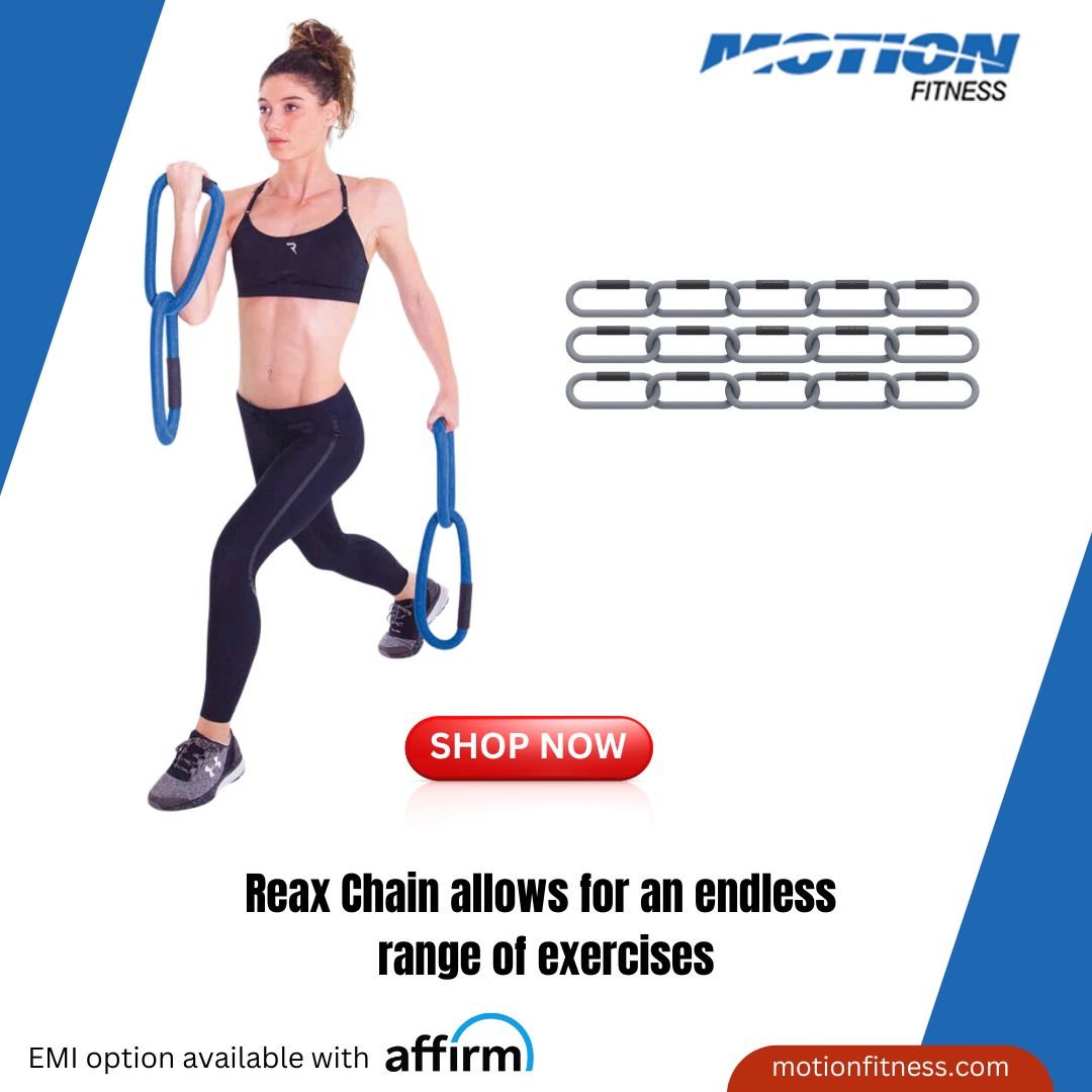 MotionFitness's tweet photo. Transform your workout with Reax Chain โ endless exercise options for every fitness level! Get yours now at #MotionFitness and level up your training! ๐ฅ๐๏ธโโ๏ธ
Order now๐: https://t.co/wXc6S1BhX1
#FitnessGoals #GetFit #ExerciseEquipment #CardioWorkout #FitnessAtHome #WorkoutGear https://t.co/o7xgj9eYyG