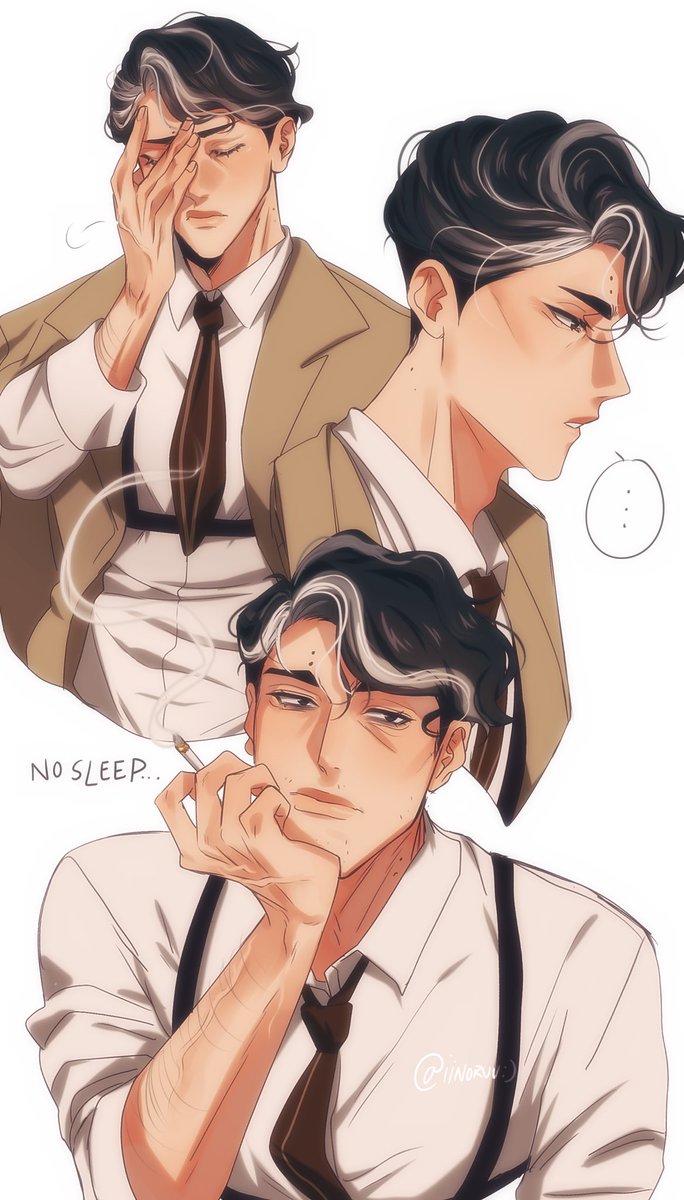 iinoruu's tweet photo. sakusa kiyoomi x almond cookie
dilf detective sakusa... 🚬 #Haikyuu #cookierun https://t.co/RfNble9EgV