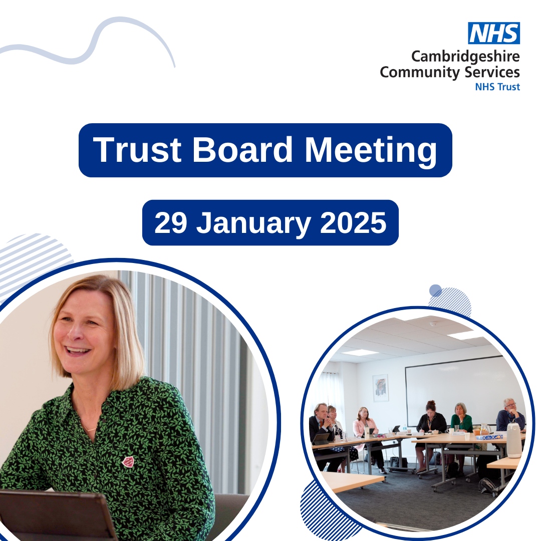 Our Trust board public meeting is taking place on 29 January. If you'd like to join this meeting or submit a question to the board for consideration, you'll find more details here bit.ly/40s273N