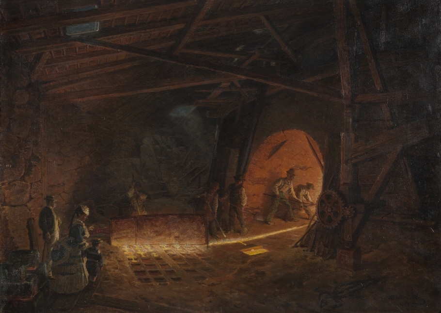 NatMus_SWE_bot's tweet photo. Masugnen https://t.co/pKpe4PEpJC https://t.co/74IBhzAUfh