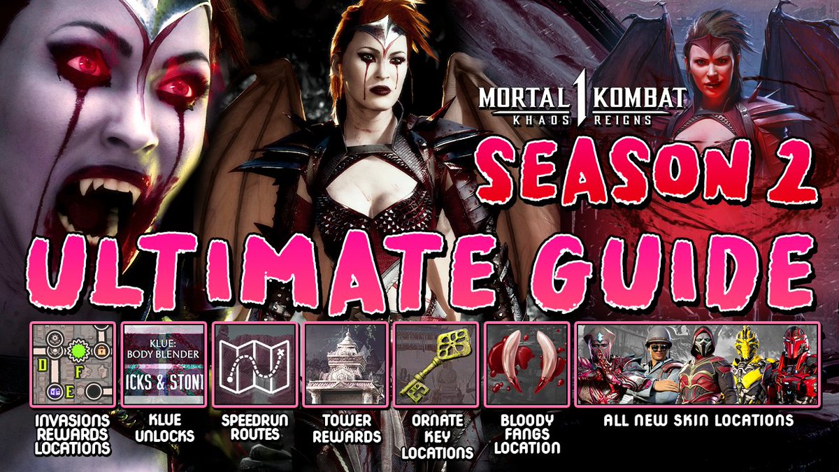 The MK1 ULTIMATE Season 2 Guide!!! All the Skins, All the Maps, All the Klues, All The EVERYTHING!!!

📺youtu.be/wEEHnrqAqFI

#MK1 #MortalKombat1 #MortalKombat #KhaosReigns