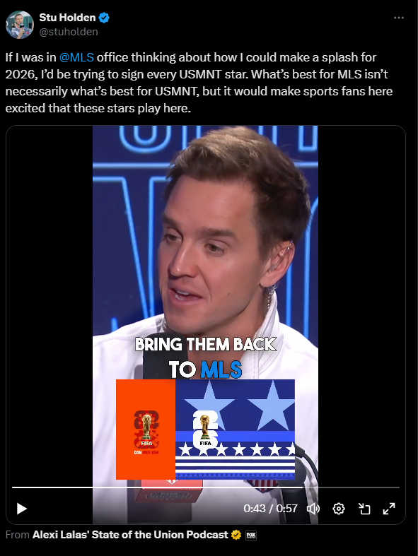 usmnt_commenter's tweet photo. Day #1 of begging people to stop interacting with takes like this. Don't Like, don't RT, don't Quote Tweet, Nothing. If these takes stop getting attention online, pundits will stop spewing this nonsense: 

#USMNT https://t.co/BTjakfKkAO