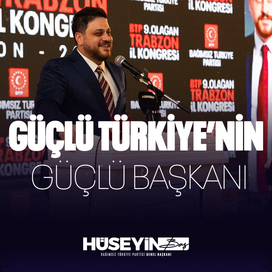 Güçlü Türkiye'nin Güçlü Başkanı.
#hüseyinbaş
