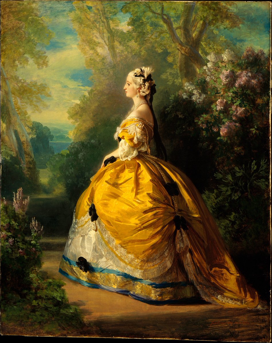FXWinterhalter's tweet photo. The Empress Eugénie (Eugénie de Montijo, 1826–1920, Condesa de Teba) https://t.co/yjxiKUBsIo https://t.co/e7sA85cGUS