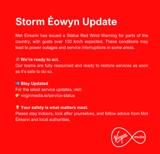 Virgin Media Ireland tweet media