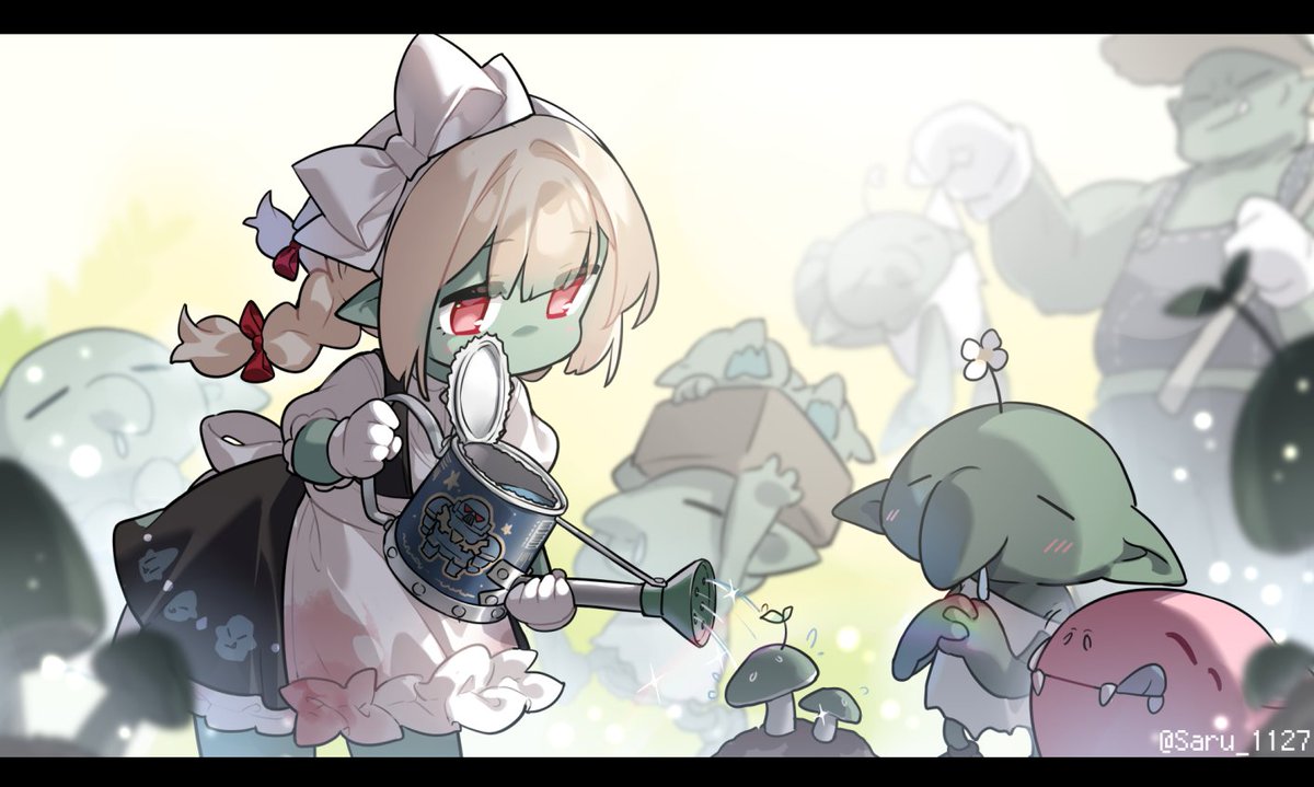 Saru_1127's tweet photo. loli warboss - part3: farm https://t.co/z9vMhhk1MF