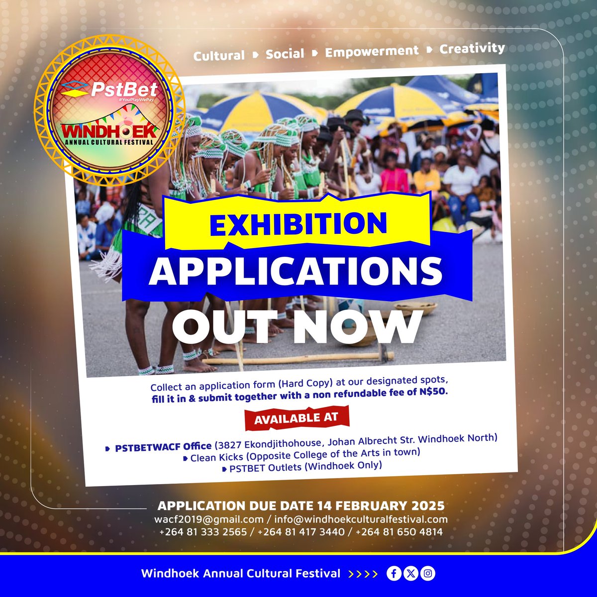 SilvaShapwa's tweet photo. Apply for your stall already to avoid last minutes. https://t.co/ixcylwcRXh https://t.co/vp03GbgApZ