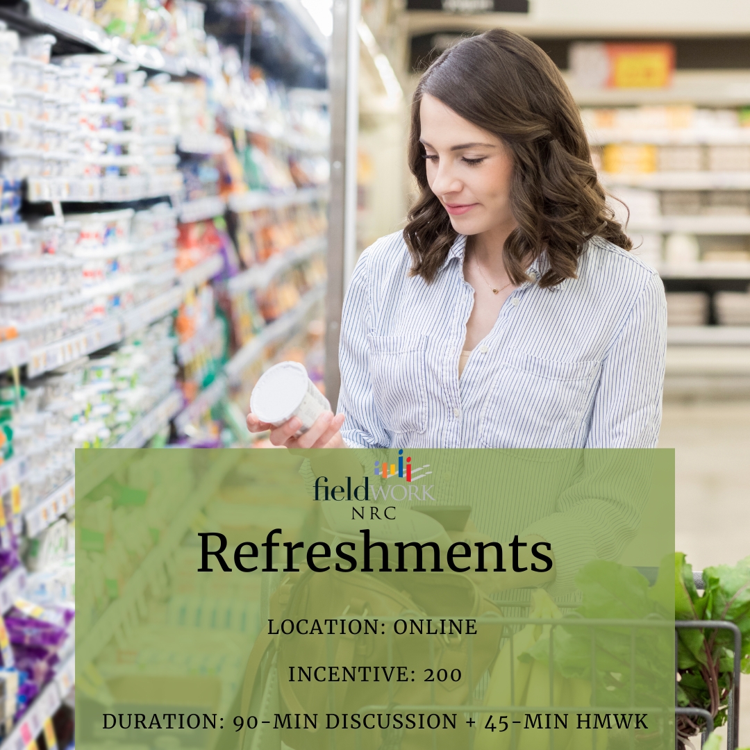 FieldworkNRC's tweet image. We&apos;re looking for adults, age 25-50 to participate in an 90-min, online group discussion + 45-min Homework regarding Refreshments.

🔗: participate.fieldwork.com/Account/Redire…

Location: Online
Incentive: $200
Duration: 90-min Discussion + 45-min Hmwk
Date(s): February 3rd, 2025
Time(s): Various