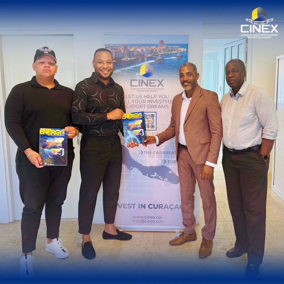 CINEX hosted an introductory meeting with the Suriname Energy Chamber (SEC), represented by its President, Mr. Orlando Olmberg. 

Read more: cinex.cw/2025/01/23/cin…

#Invest #Export #Curacao #Suriname #Opportunties #Development #Energy