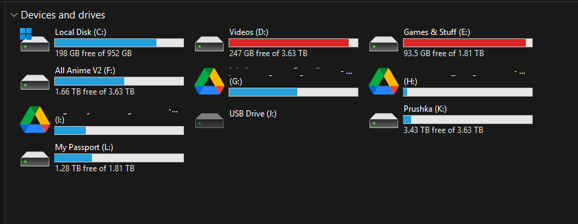 ~ "How much storage you have?"
~ "Yes"