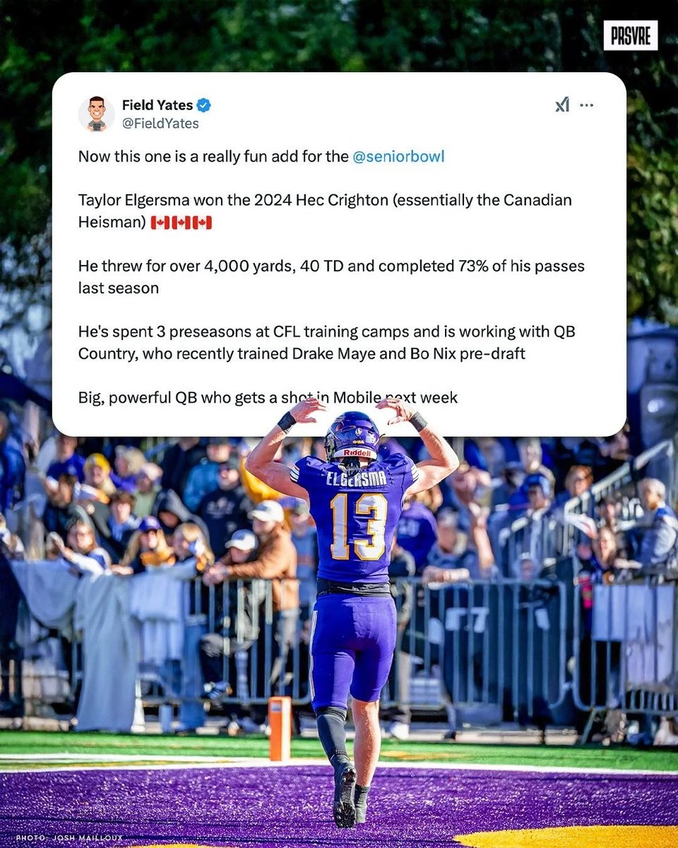 Laurier Golden Hawks QB Taylor Elgersma is making Canadian football history as we speak 🇨🇦