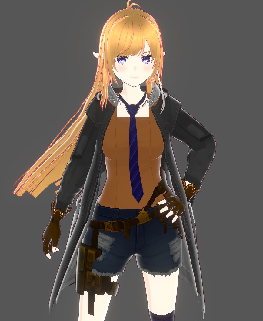 HY_DEVICE's tweet photo. 渾身の出来　　（7時間+αくらい）
すごくすごくよきよき
VROIDのプリセットに少改造でこれだけ美しくなるようになったんだなー https://t.co/ZmNttRFNzl