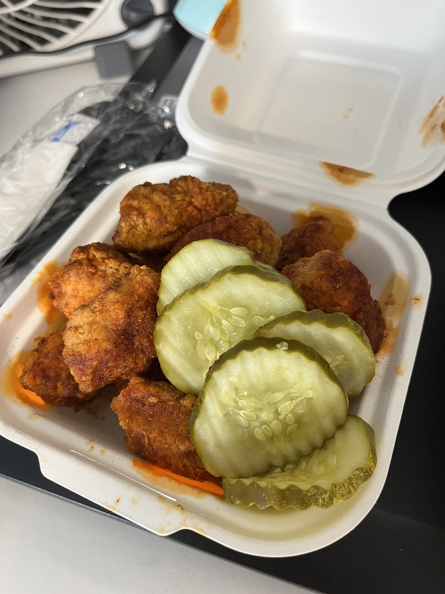 MegLikeMessi's tweet photo. @Grubhub_Care Im allergic to pickles and requested no pickles on my order just to get 6 large ones included in my order. I asked for help in the customer support chat and your representative was rude and closed the chat without providing help. This is unfair. https://t.co/PK06EHPqcy