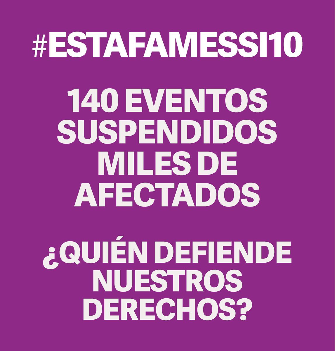 Perjudicados por BuenPlan Tickets y Global Show tweet media