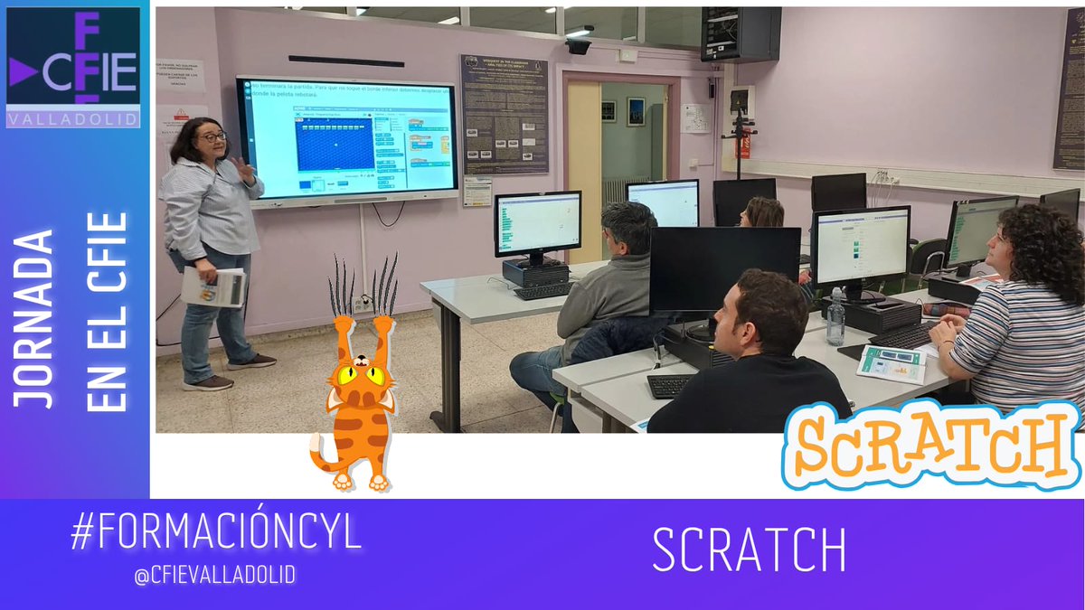 👩‍🏫👨‍🏫 Descubrimos el poder de Scratch con Lourdes Ramírez para enseñar programación de forma divertida y creativa. 🚀💻
Recursos:🔝
 ➡️acortar.link/rXsDqQ
 ➡️ programamos.es
 ➡️ programoergosum.es
#cfievacomparte <a href="/educacyl/">Educación JCyL</a> <a href="/crfptic/">CRFPTIC</a> #TiCyL