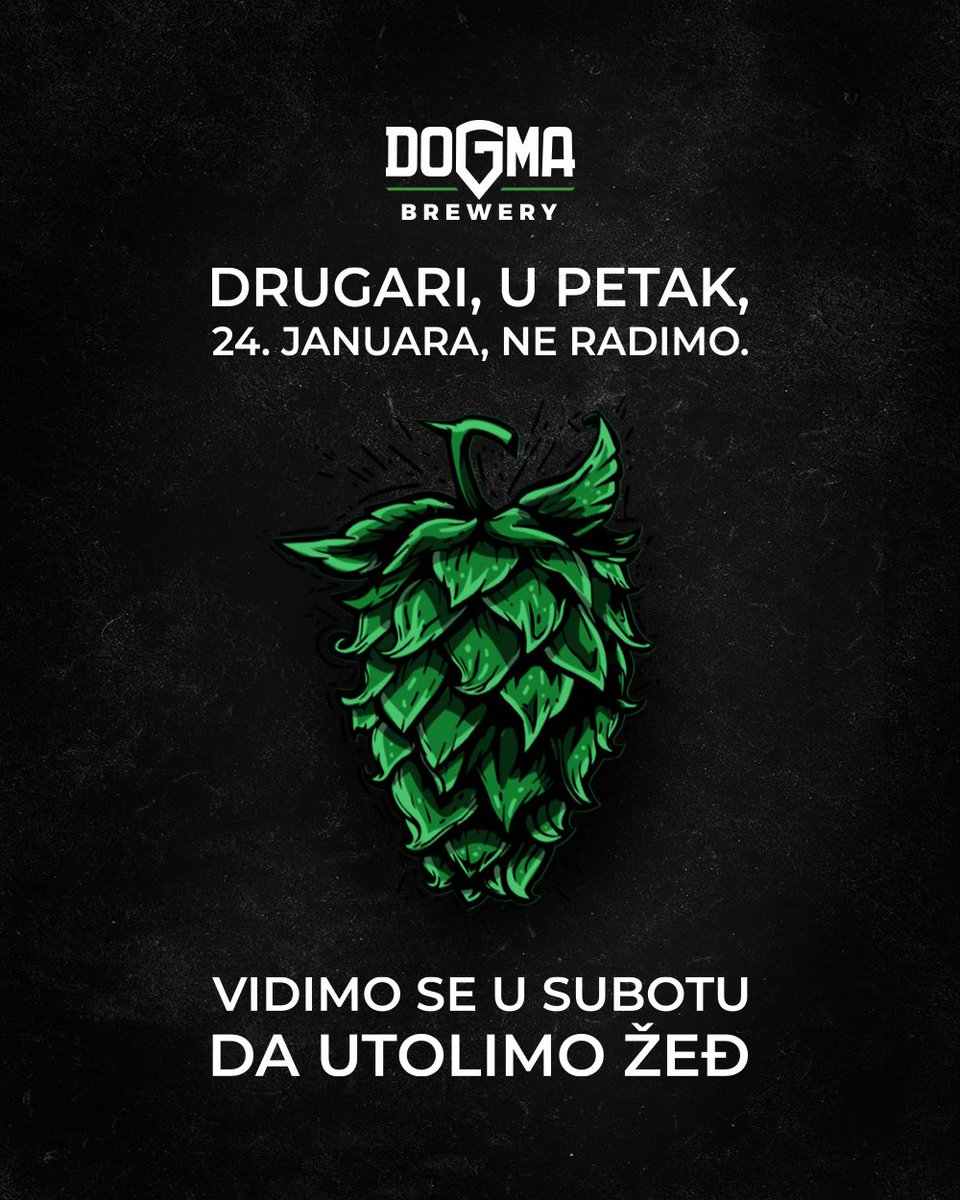 Drugari, sutra ne radimo.