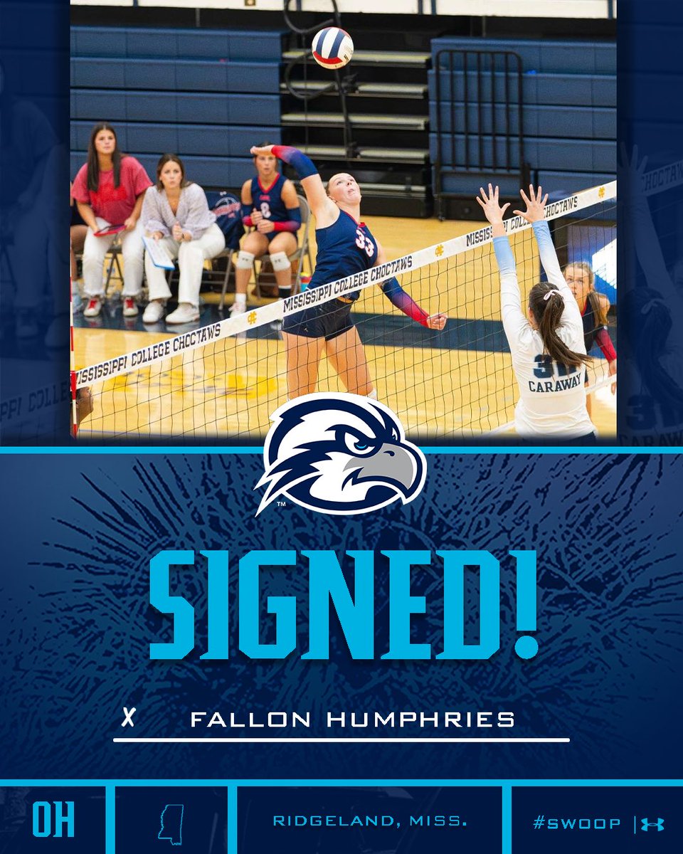 OspreyVB's tweet photo. 𝙎𝙞𝙜𝙣𝙚𝙙 𝙩𝙤 𝙩𝙝𝙚 𝙊𝙨𝙥𝙧𝙚𝙮 𝙛𝙖𝙢𝙞𝙡𝙮! ✍️

Fallon Humphries goes from lightin' it up in Mississippi to joining the #OSPREYWay!

🏐 ‘24 Gatorade Player of the Year
🏐 ‘24 MaxPreps Mississippi Player of the Year
🏐 ‘24 MAIS Player of the Year
🏐 4x All-MAIS First Team https://t.co/2L5T6VwZVI