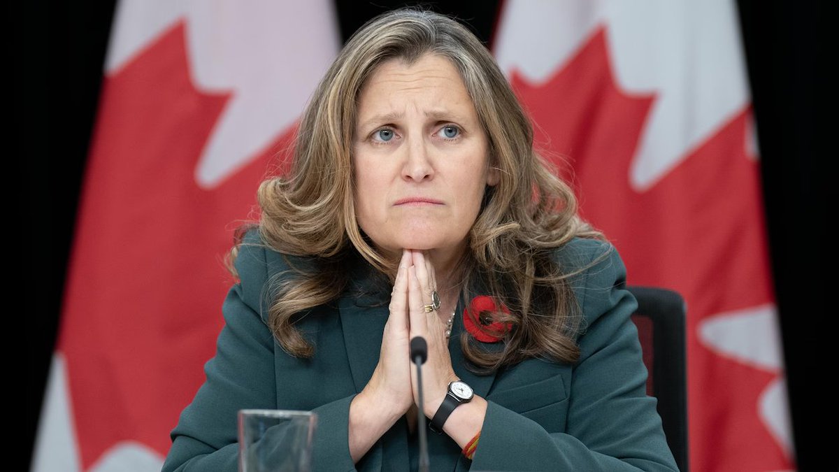 FoodProfessor's tweet photo. Politicians can evolve in their positions, but here's my critique of Chrystia Freeland.

As a top player in the government, she has vigorously endorsed, supported, and advocated for policies such as the carbon tax, capital gains tax, and GST holiday—measures that have left many agri-food stakeholders deeply unsettled and battling to protect their livelihoods for almost an entire decade. A pivot to a "let's move on" narrative falls flat for farmers and food manufacturers who have spent nearly a decade locked in a relentless struggle against Ottawa's heavy-handed policies.

Ottawa should never, under any circumstances, play with people's livelihoods like that.