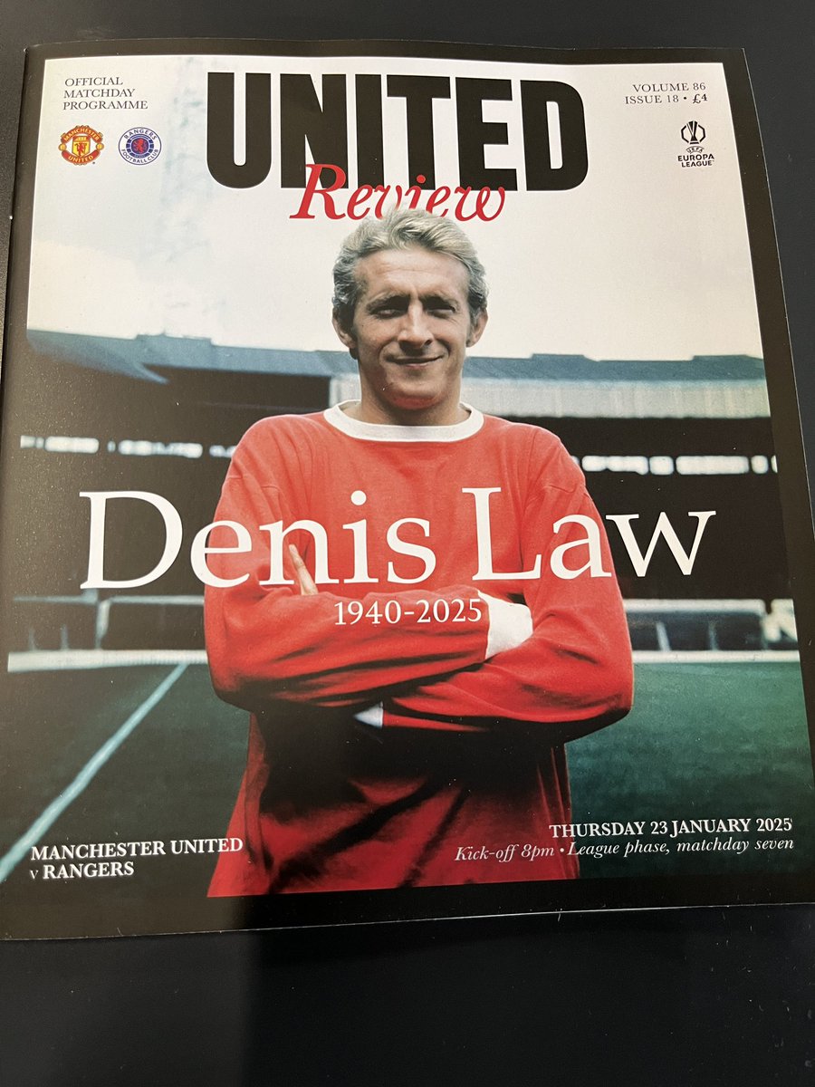 A Battle of Britain clash at #OldTrafford in the #EuropaLeague as struggling #ManUtd host #RangersFC Utd yet to lose in this seasons EL and are unbeaten in all 4 of their prior meetings with Rangers who have yet to score against their English counterparts. Rangers 1pt behind Utd