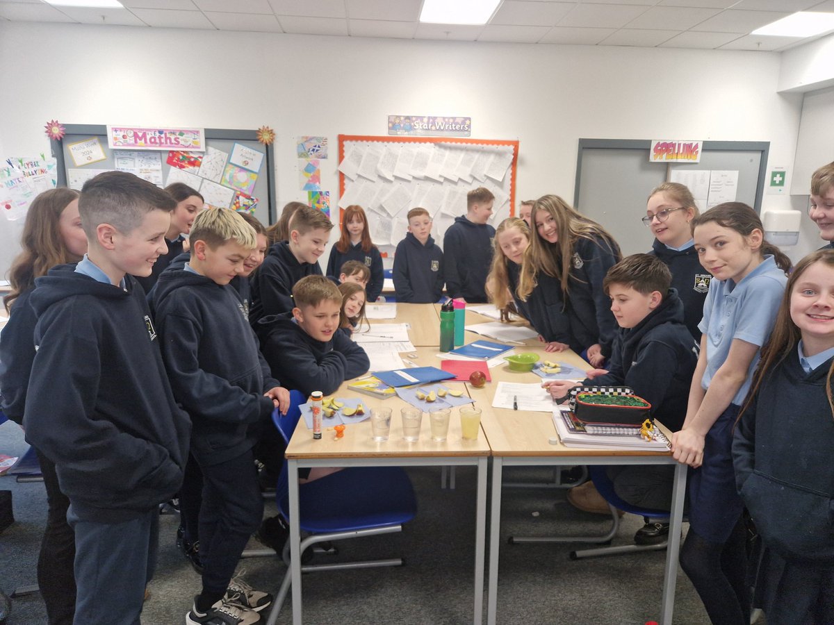 MrsClarkeStNins's tweet image. We enjoyed another lesson with Learning Labs, today we were investigating the effects of Vitamin C @gsc1 #GSCLearningLab #StNinsSTEM