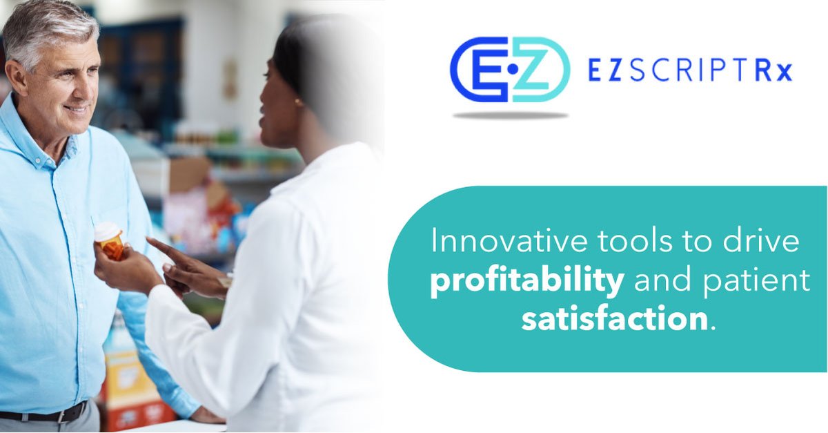 EZSCRIPTRx's tweet photo. Just a friendly reminder that EZSCRIPTRx can support your pharmacy with innovative tools for more efficient operations and better patient care. we can help drive profitability and patient satisfaction!

https://t.co/VxJwnt04QA 

#PharmacyTechnician #Pharmacist #PharmacyManager https://t.co/af0iiBa5XW