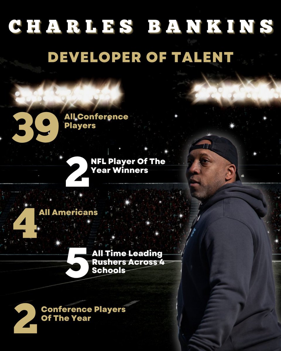 FBCoachBankins's tweet photo. Why stop here? Who's next? We make the best better. We have guys in HoFs, Rings of Honor, and Gold Jackets. It's all about D.R.I.P. (Discover, Recruit, Improve, Paid). You can get paid when you have #MoneyNDaBank behind you. #DogSoldiers #WEfense #TTB #StarsBeStars https://t.co/vwmNRe86Si