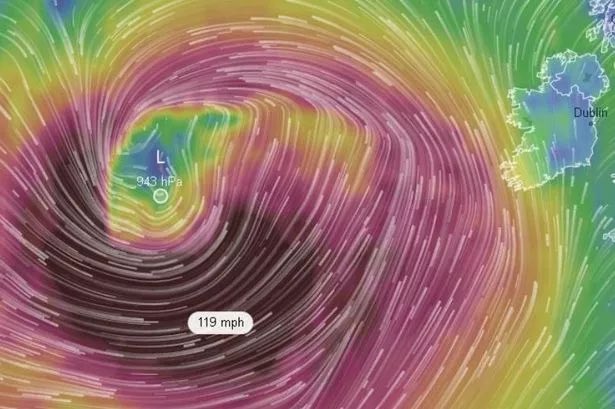 Those in the UK and Ireland who dismiss climate science are about to witness firsthand the consequences of Earth's energy imbalance. Messing with the planet's systems by burning fossil fuels has devastating effects—and they're becoming impossible to ignore. #StormÉowyn