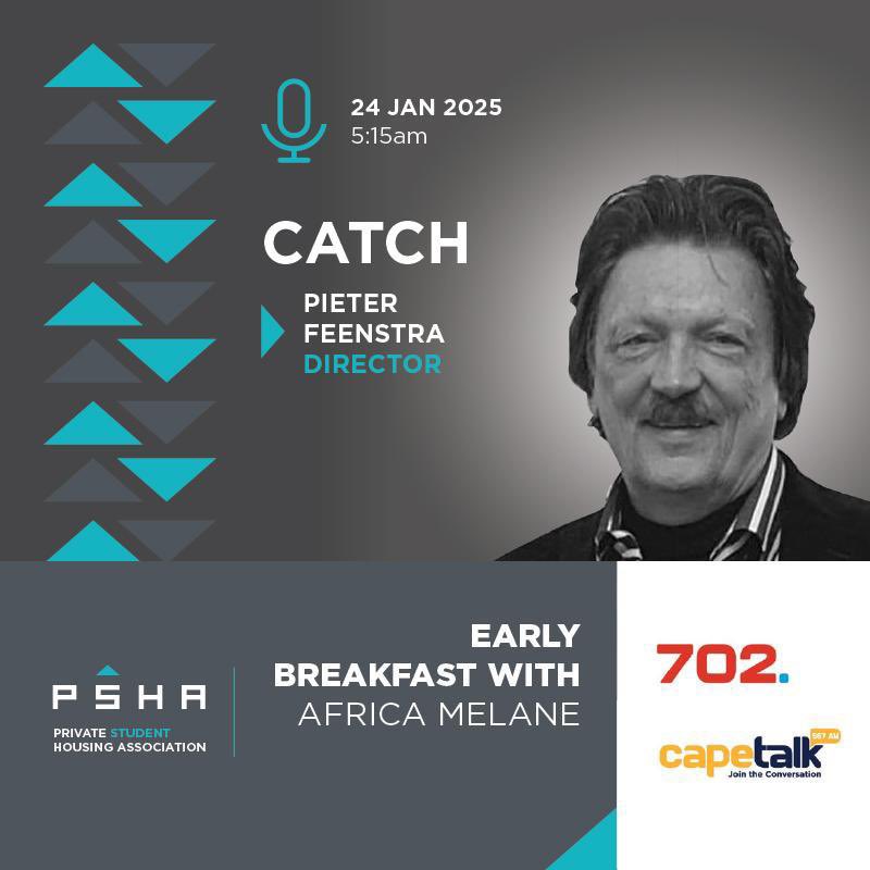 Cath <a href="/PSHA/">PSHA</a> tomorrow morning on <a href="/Radio702/">702</a> and <a href="/CapeTalk/">CapeTalk on 567AM</a>... Let's Go! Topic: Student Accommodation #NSFAS