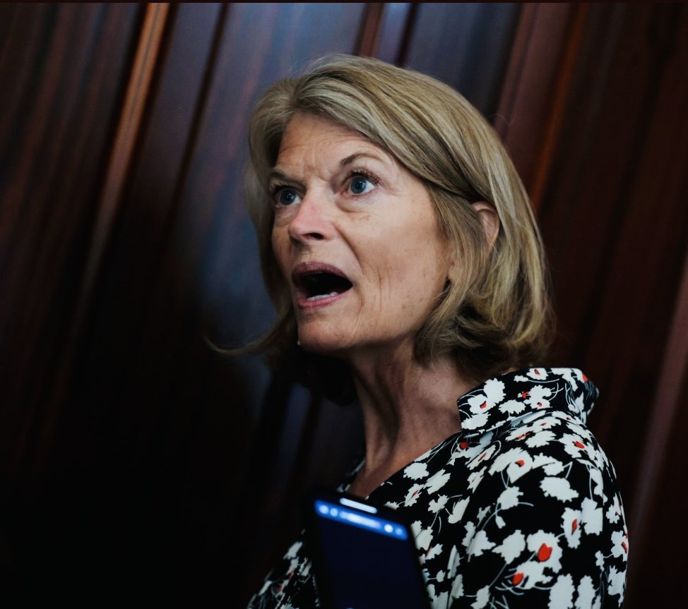 Time for this RINO witch to retire.  

Alaska….. please, you can do better than Murkowski.