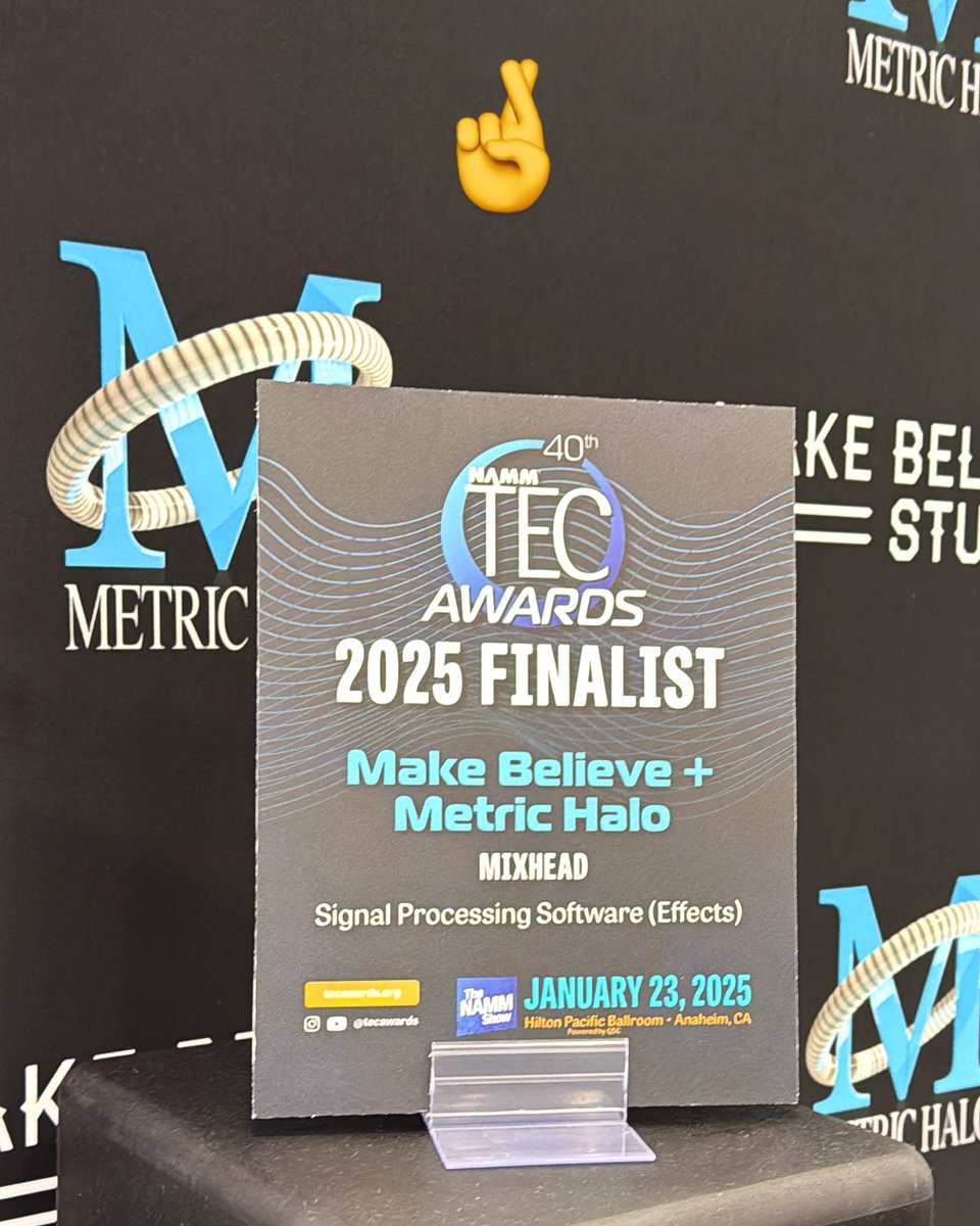 Metric Halo (@metrichaloaudio) on Twitter photo #MixHead 2025 <a href="/NAMMTECAwards/">NAMM TEC Awards</a> Finalist!
#NAMMShow Booth 14516 (ACC North Level 1)
bit.ly/AboutMixHead
#MetricHalo #MakeBelieveStudios #MixHead 2025 <a href="/NAMMTECAwards/">NAMM TEC Awards</a> Finalist!
#NAMMShow Booth 14516 (ACC North Level 1)
bit.ly/AboutMixHead
#MetricHalo #MakeBelieveStudios