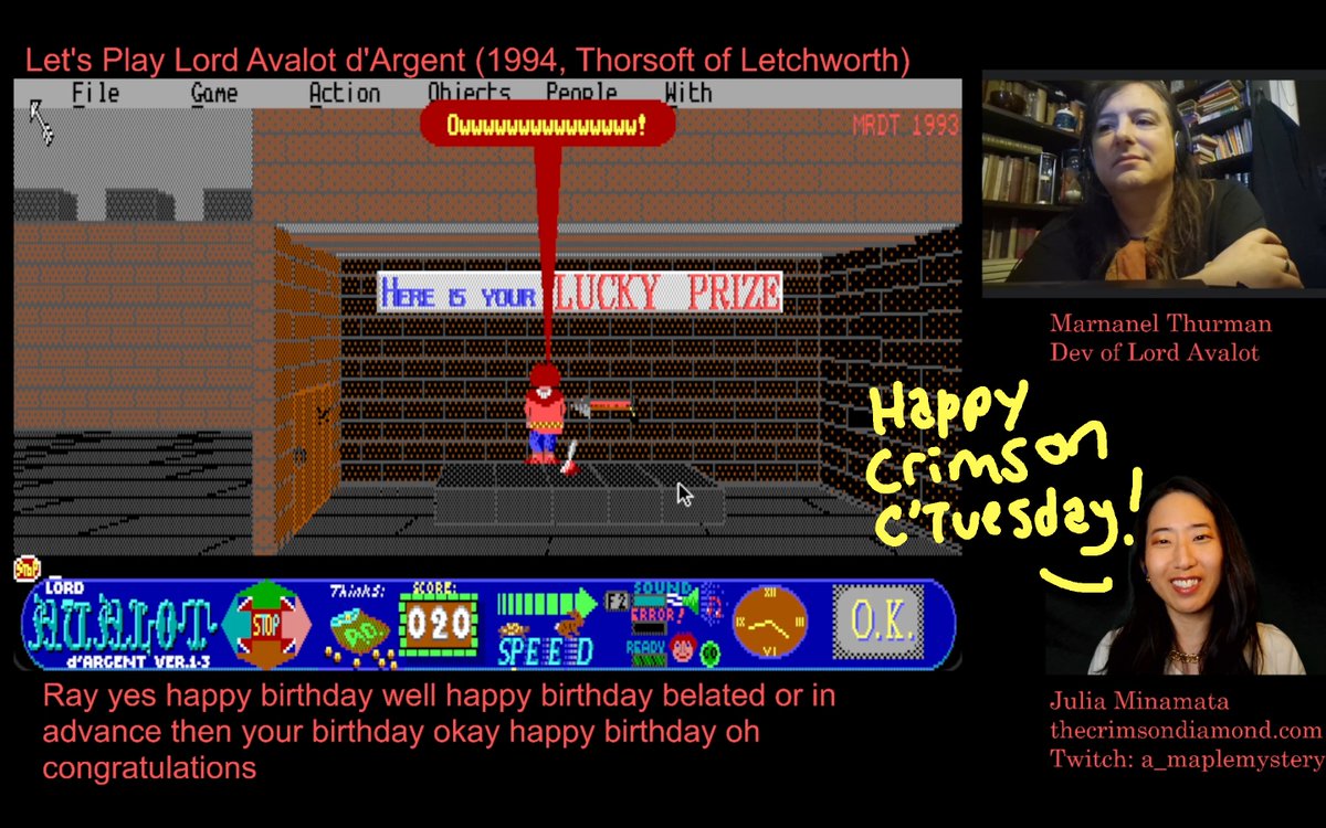 JuliaMinamata's tweet image. Latest VODs are up! Marnanel is back! She teaches me about simnel cake, treats us to a poem, and more! youtu.be/6iPtqgiSBA8. My Omnicron Conspiracy Let's Play continues, here's just that bit youtu.be/J-IXBOuKVXA. Happy Crimson C'Thursday!