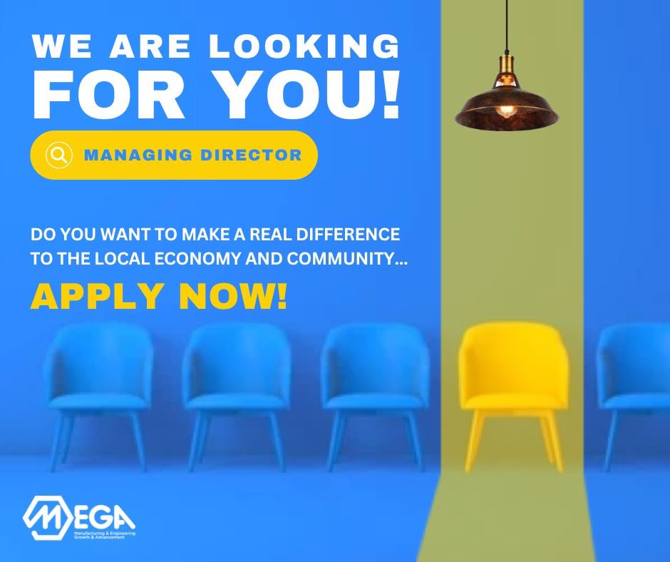 MEGA seeks a visionary Managing Director to drive strategic growth, secure vital funding, and lead impactful initiatives in the manufacturing sector. 

This is a unique job opportunity. Email CV &amp; cover letter to chair@midulstermega.com or apply here bit.ly/4hpOQjh