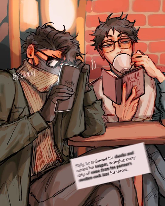 reading club  (tag urself im omi)#sakusakiyoomi #akaashikeiji #haikyuu 