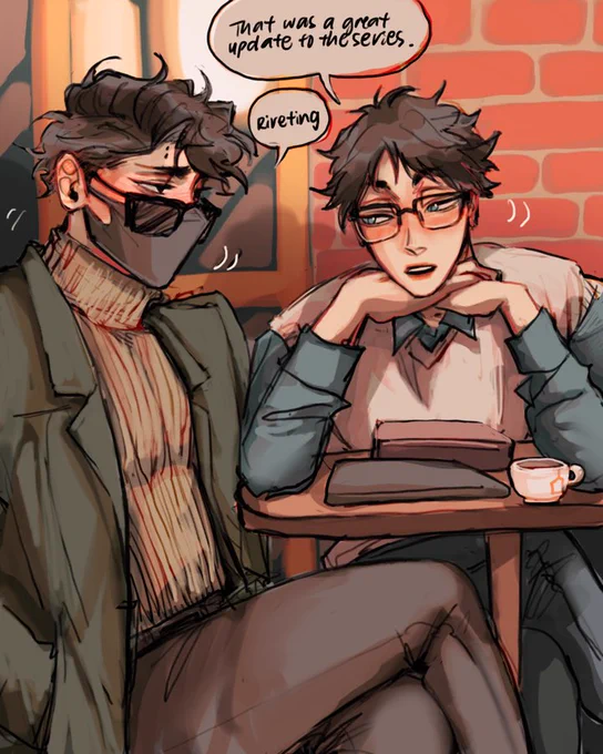 reading club  (tag urself im omi)#sakusakiyoomi #akaashikeiji #haikyuu 