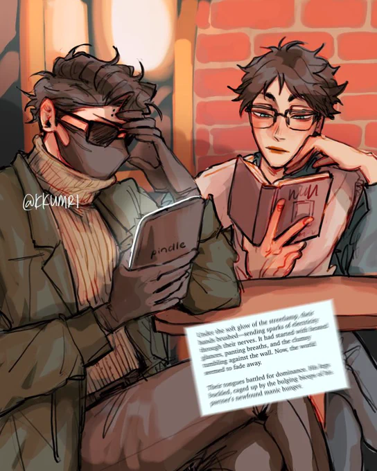 reading club  (tag urself im omi)#sakusakiyoomi #akaashikeiji #haikyuu 